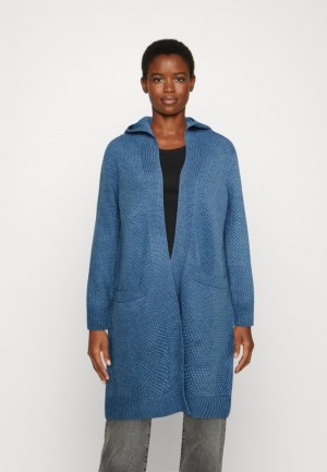 Anna Field Cardigan Kofta Dam Blå | PNU-763280
