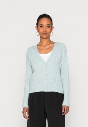 Anna Field Cardigan Kofta Dam Ljusgröna | ETV-827961