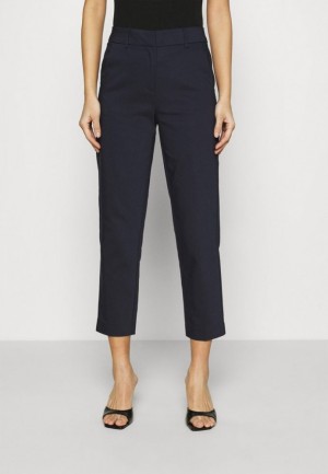 Anna Field Chinos Långbyxor Dam Mörkblå | EBQ-831265