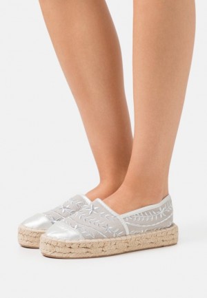 Anna Field Espadrilles Låga Skor Dam Silver | FXY-815092