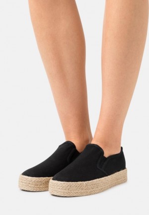Anna Field Espadrilles Låga Skor Dam Svarta | JNS-614095