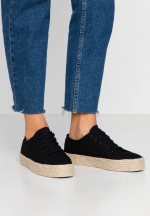 Anna Field Espadrilles Låga Skor Dam Svarta | DYE-694538