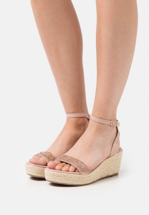 Anna Field Espadrilles Sandaler Dam Ljusrosa | DFS-719342