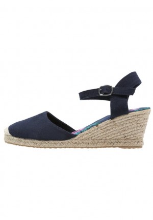 Anna Field Espadrilles Sandaler Dam Mörkblå | ASJ-952804