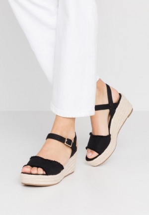 Anna Field Espadrilles Sandaler Dam Svarta | ITG-851739