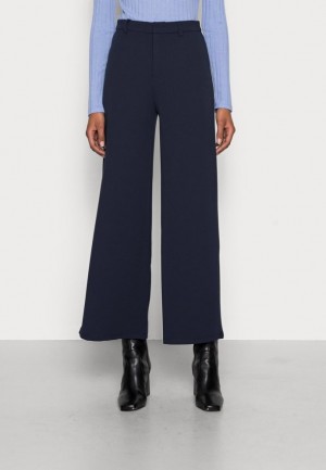 Anna Field Flared Leg Business Trousers Trousers Långbyxor Dam Mörkblå | TVD-905817