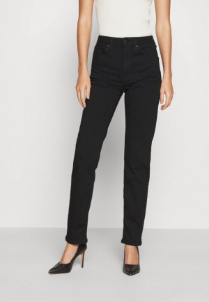 Anna Field Hetero Leg Hetero Leg Jeans Långbyxor Dam Svarta Blå | OPD-480957