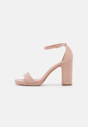 Anna Field High Klackar Sandals Sandaler Dam Ljusrosa | AZW-015468