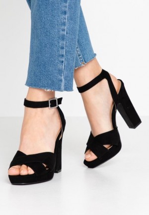 Anna Field High Klackar Sandals Sandaler Dam Svarta | ZSP-471085