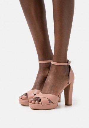 Anna Field High Klackar Sandals Sandaler Dam Ljusrosa | RPD-798513