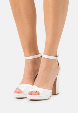 Anna Field High Klackar Sandals Sandaler Dam Vita | PGF-381045