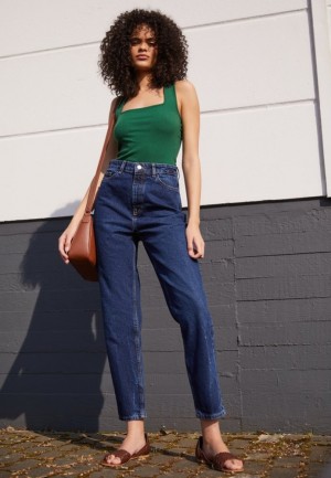 Anna Field Jeans Mager Fit Långbyxor Dam Blå | ACE-247650