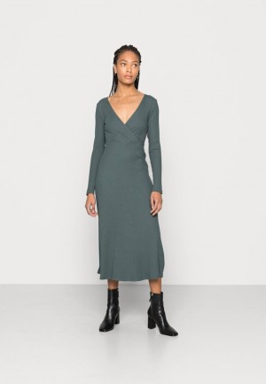 Anna Field Jersey Klänning Klänning Dam Grå | FKB-102497