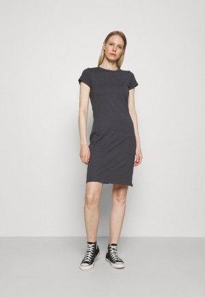 Anna Field Jersey Klänning Klänning Dam Mörkgrå | WFQ-517098