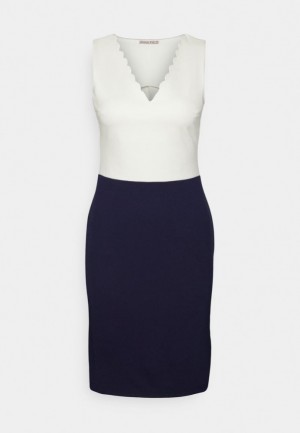 Anna Field Jersey Klänning Klänning Dam Vita | FIE-621487
