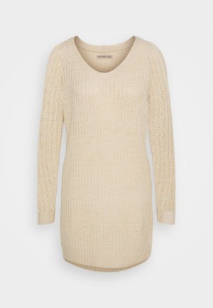 Anna Field Jumper Klänning Klänning Dam Beige | JGV-540379