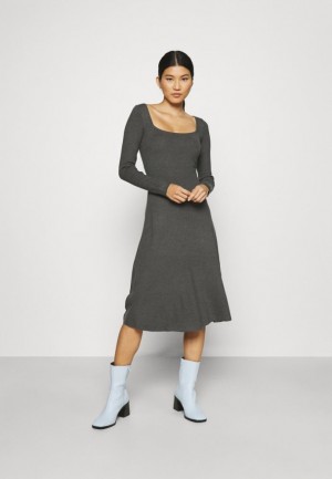 Anna Field Jumper Klänning Klänning Dam Mörkgrå | BWZ-483067