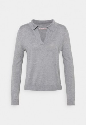 Anna Field Jumper Pullover Dam Grå | YAN-267931