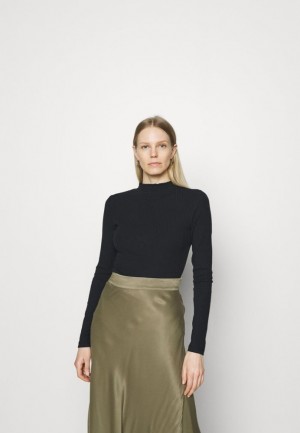 Anna Field Jumper Pullover Dam Svarta | HGO-059137