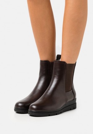 Anna Field Kilklack Ankle Boots Stövletter Dam Mörkbruna | XBN-167945