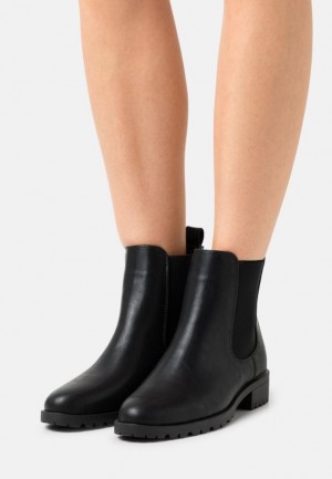 Anna Field Klassiska Ankle Boots Stövletter Dam Svarta | MUE-039625
