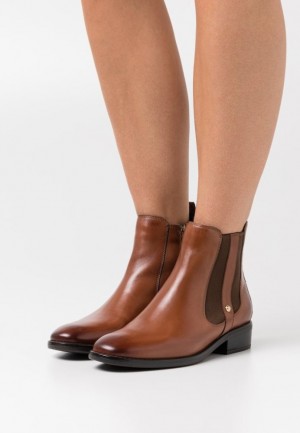 Anna Field Klassiska Ankle Boots Stövletter Dam Bruna | HME-803249