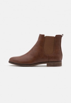 Anna Field Klassiska Ankle Boots Stövletter Dam Bruna | AKM-502931