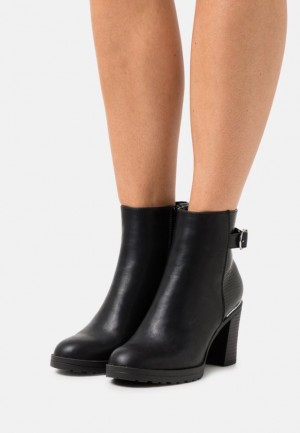 Anna Field Klassiska Ankle Boots Stövletter Dam Svarta | UWI-567128