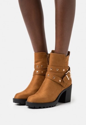 Anna Field Klassiska Ankle Boots Stövletter Dam Bruna | ZJH-674801