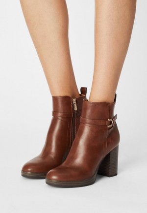 Anna Field Klassiska Ankle Boots Stövletter Dam Bruna | RUP-173045
