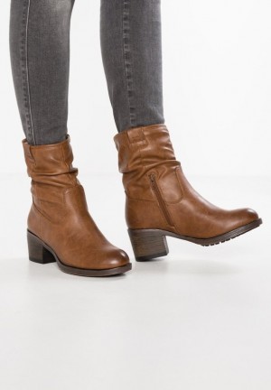 Anna Field Klassiska Ankle Boots Stövletter Dam Bruna | ZCN-251938