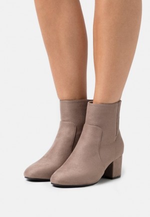 Anna Field Klassiska Ankle Boots Stövletter Dam Grå Bruna | PSQ-564719