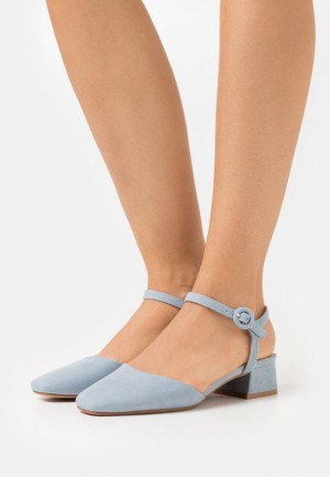 Anna Field Klassiska Heels Klackar Dam Blå | XQE-352986