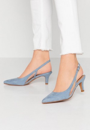 Anna Field Klassiska Heels Klackar Dam Blå | PZI-735109