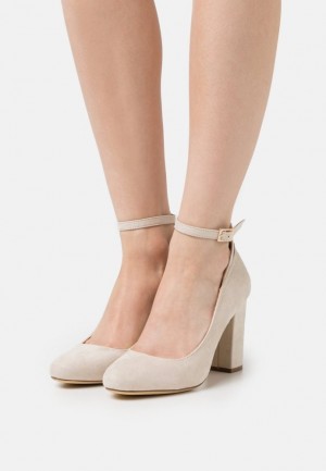 Anna Field Klassiska Heels Klackar Dam Grå Bruna | UTD-928170