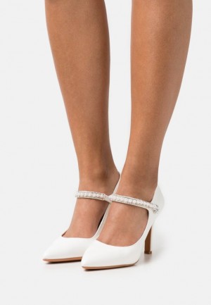 Anna Field Klassiska Heels Klackar Dam Vita | MSE-287310