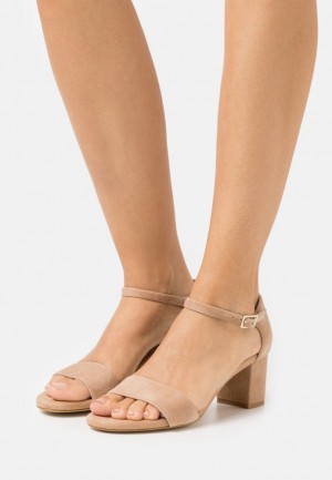 Anna Field Läder Bekvämlighet Sandals Sandaler Dam Beige | KBN-796350