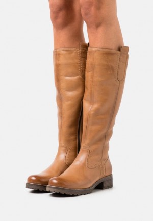 Anna Field Läder Boots Stövlar Dam Bruna | BKL-861472
