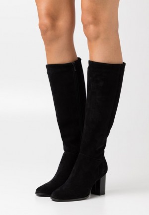 Anna Field Läder Boots Stövlar Dam Svarta | GOL-265497