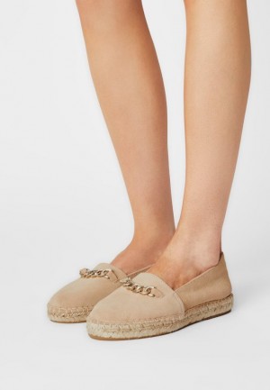 Anna Field Läder Espadrilles Låga Skor Dam Beige | NSB-872396