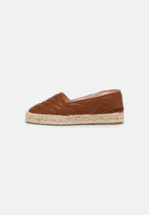Anna Field Läder Espadrilles Låga Skor Dam Bruna | JZP-501386