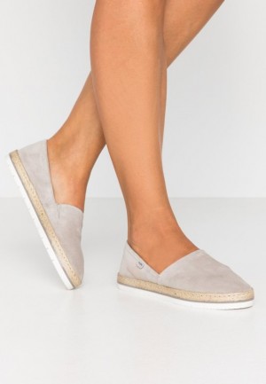 Anna Field Läder Espadrilles Låga Skor Dam Grå | ULY-452918