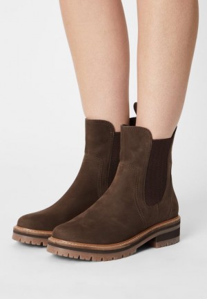 Anna Field Läder Klassiska Ankle Boots Stövletter Dam Bruna | TKA-456092