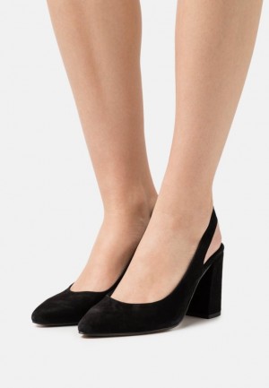Anna Field Läder Klassiska Heels Klackar Dam Svarta | CYN-632751