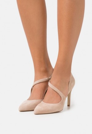 Anna Field Läder Klassiska Heels Klackar Dam Ljusrosa | ABT-362758