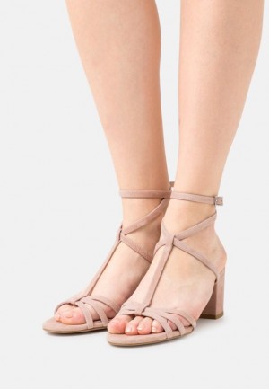Anna Field Läder Sandals Sandaler Dam Beige | ZOD-893054