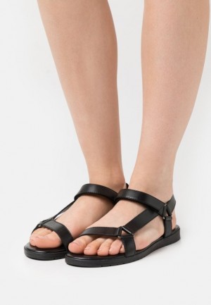 Anna Field Läder Sandals Sandaler Dam Svarta | JOQ-239140