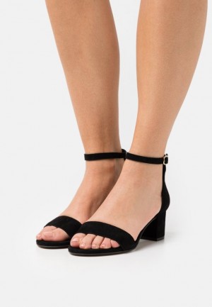 Anna Field Läder Sandals Sandaler Dam Svarta | VLZ-854961