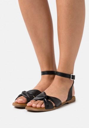 Anna Field Läder Sandals Sandaler Dam Svarta | RIZ-217039