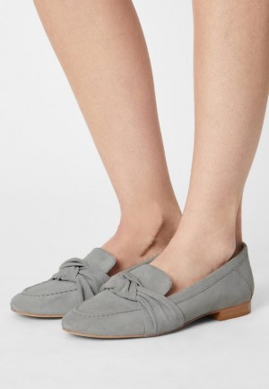 Anna Field Läder Slip Ons Låga Skor Dam Blå | OXB-041962